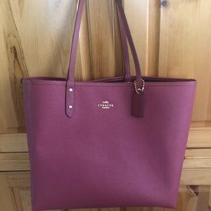 Coach reversible tote -like new!